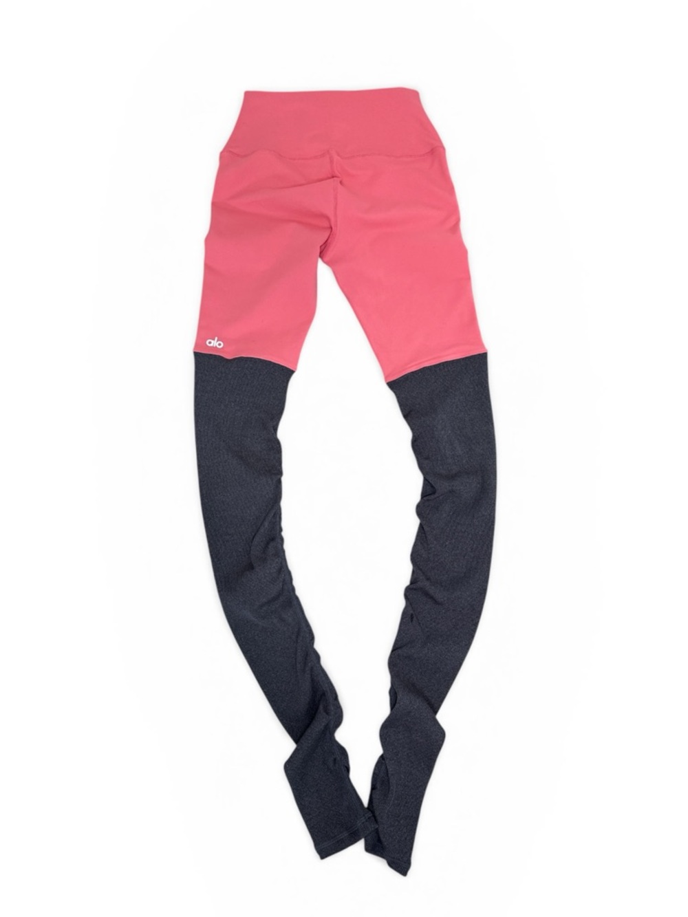 ALO Yoga High Waist Goddess Legging-Candy Orange Stormy Heather XS - Picture 4 of 6